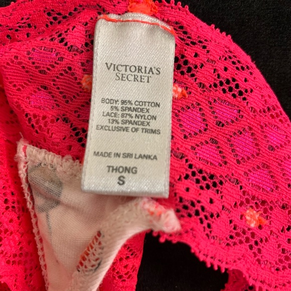 Victoria’s Secret cherry candy bra and 2 thongs - Picture 2 of 3